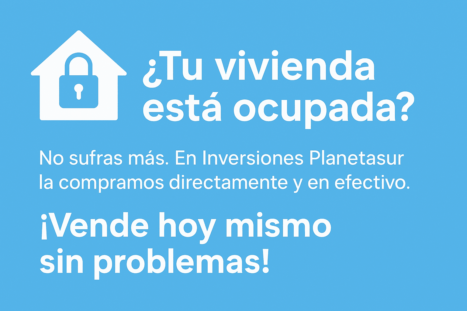 vender okupada en málaga